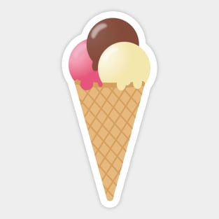 Ice cream lovers design Sticker